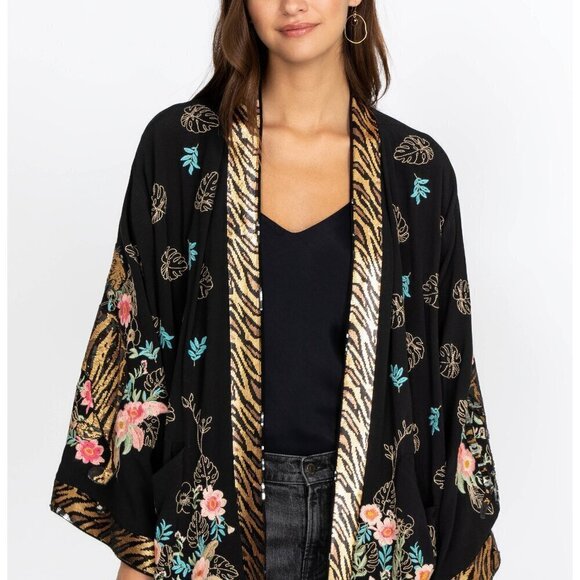 Johnny Was Jackets & Blazers - Johnny Was Catarina Tiger Kimono Women's Size Large